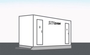 3+1 event toilet trailer illustration