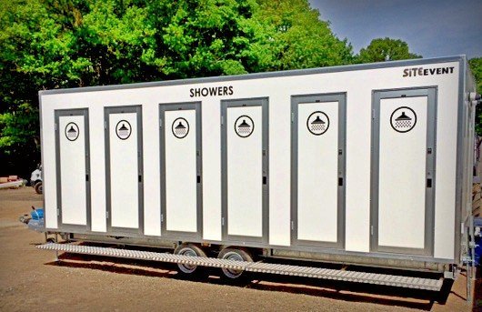 luxury shower hire