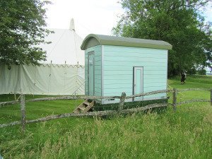 shepherds hut toilet