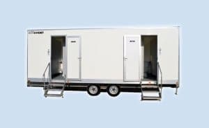 Toilet trailer hire for event