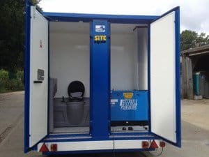 Mobile Ground hog Toilet Gernerator Drying Room Hire