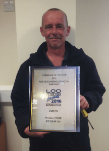 Russell Winning Loo of the year award 2016
