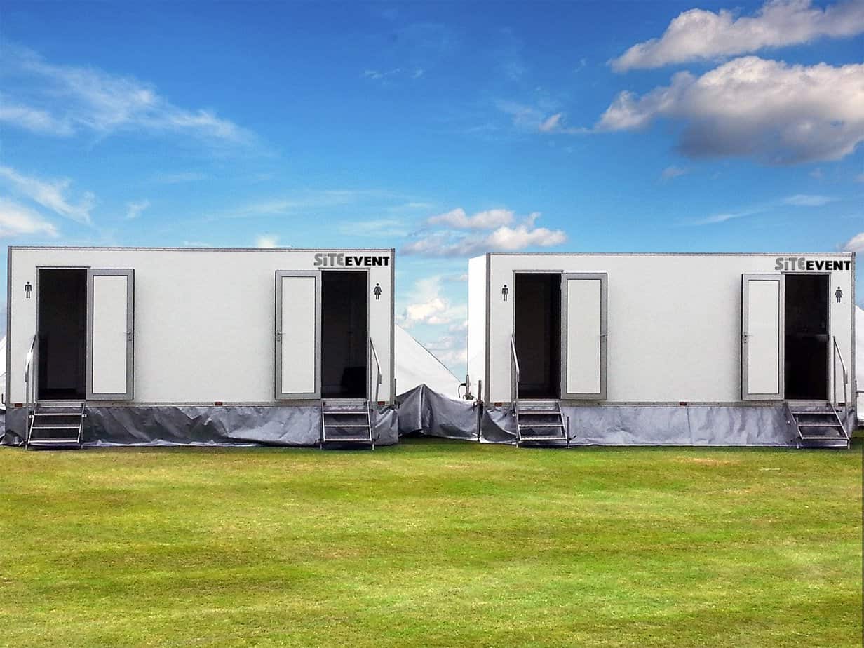 vip toilet trailer hire