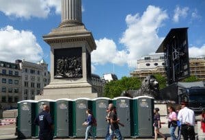 Trafalgar Square London Portable Toilets