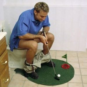 golf bath mat