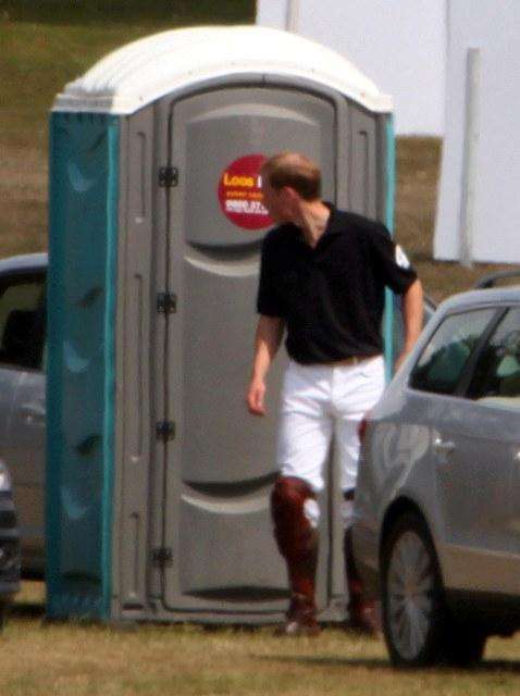Prince William Used Our Portable Toilet!