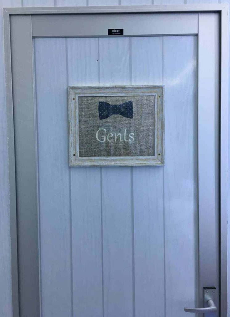 themed toilet trailer