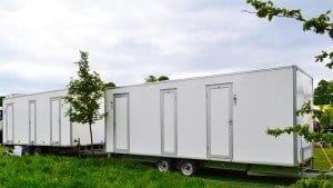 portable toilet hire london