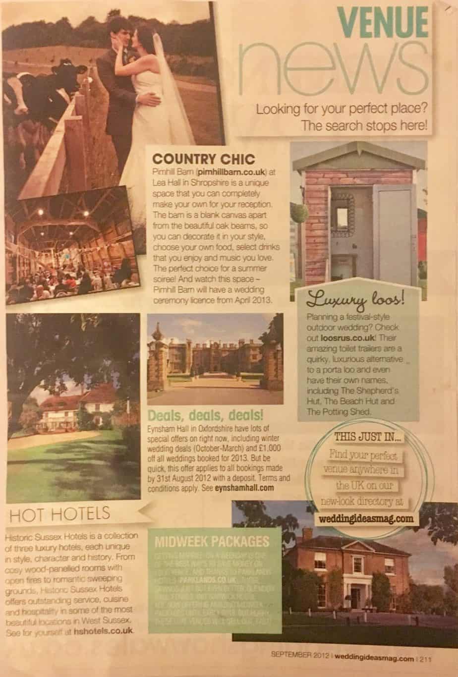 Wedding Ideas Magazine 2012
