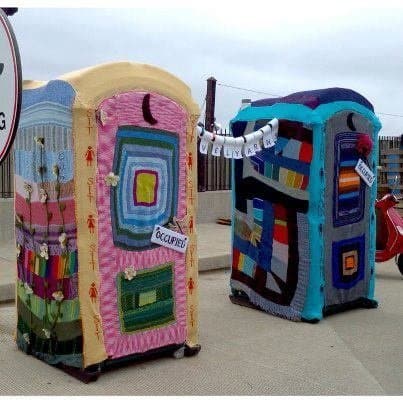 Check Out This Amazing Portable Toilet Art
