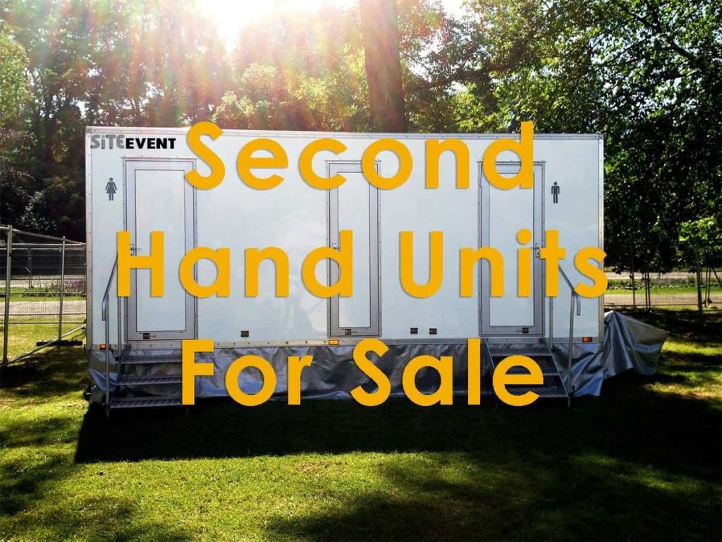 Second hand units for sale