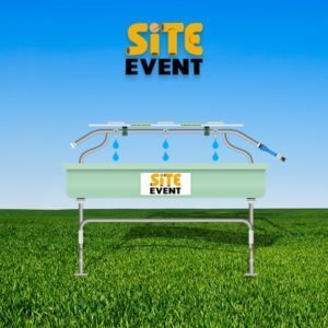 world water day 2018. Site Event hand washing station