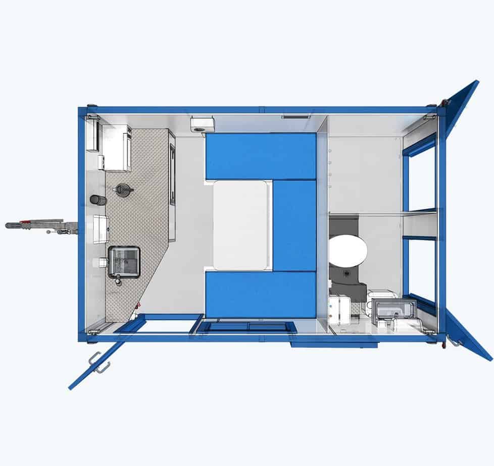 what is the difference between a welfare unit and a cabin