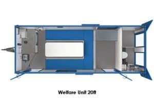 welfare unit 20ft