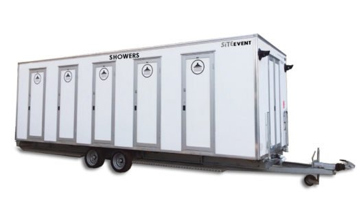 10 bay shower trailer hire