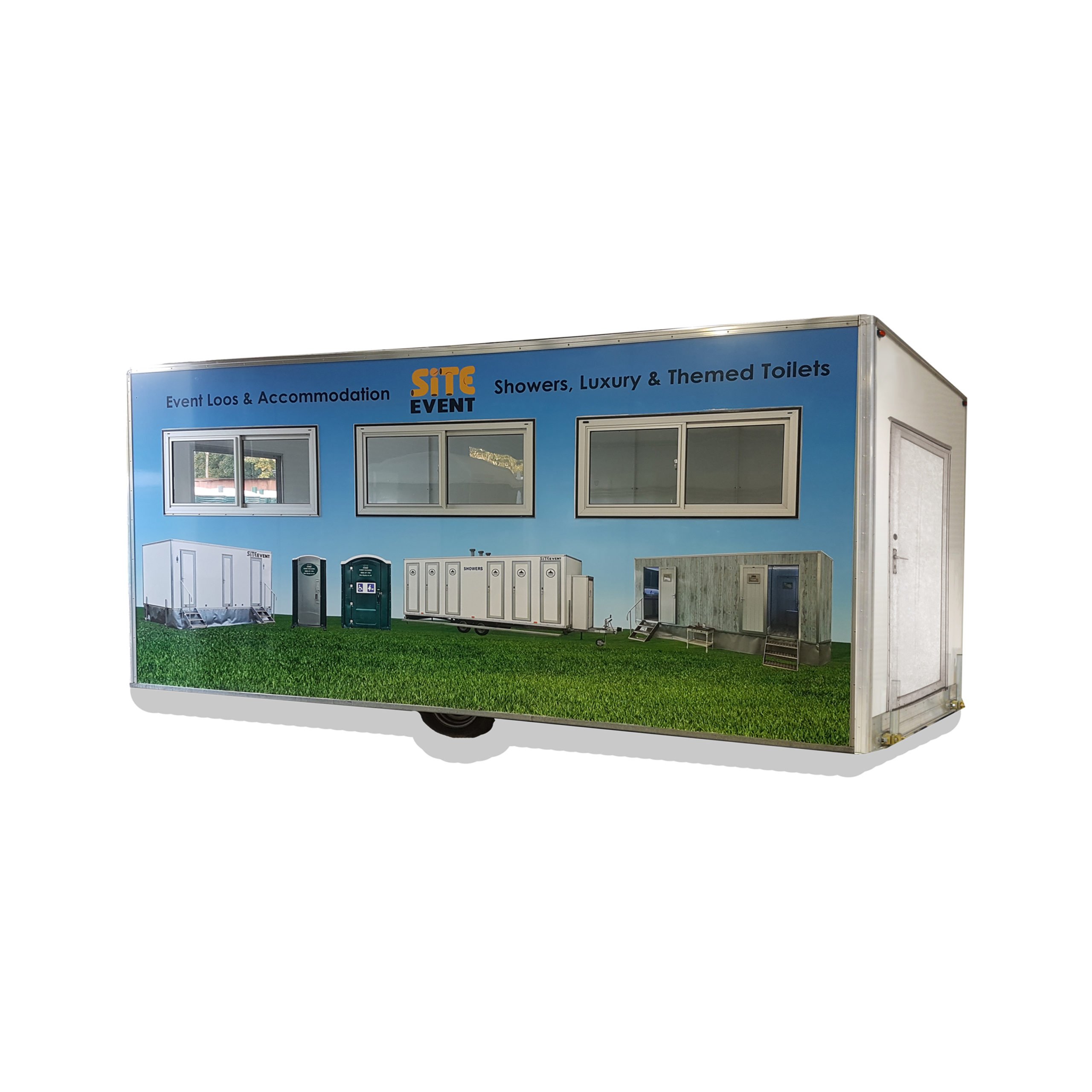 Customise your toilet or ticket booth