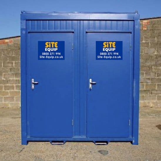 portable toilet block