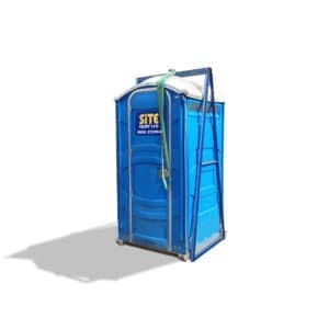 Lifting Frame With Portable Toilet