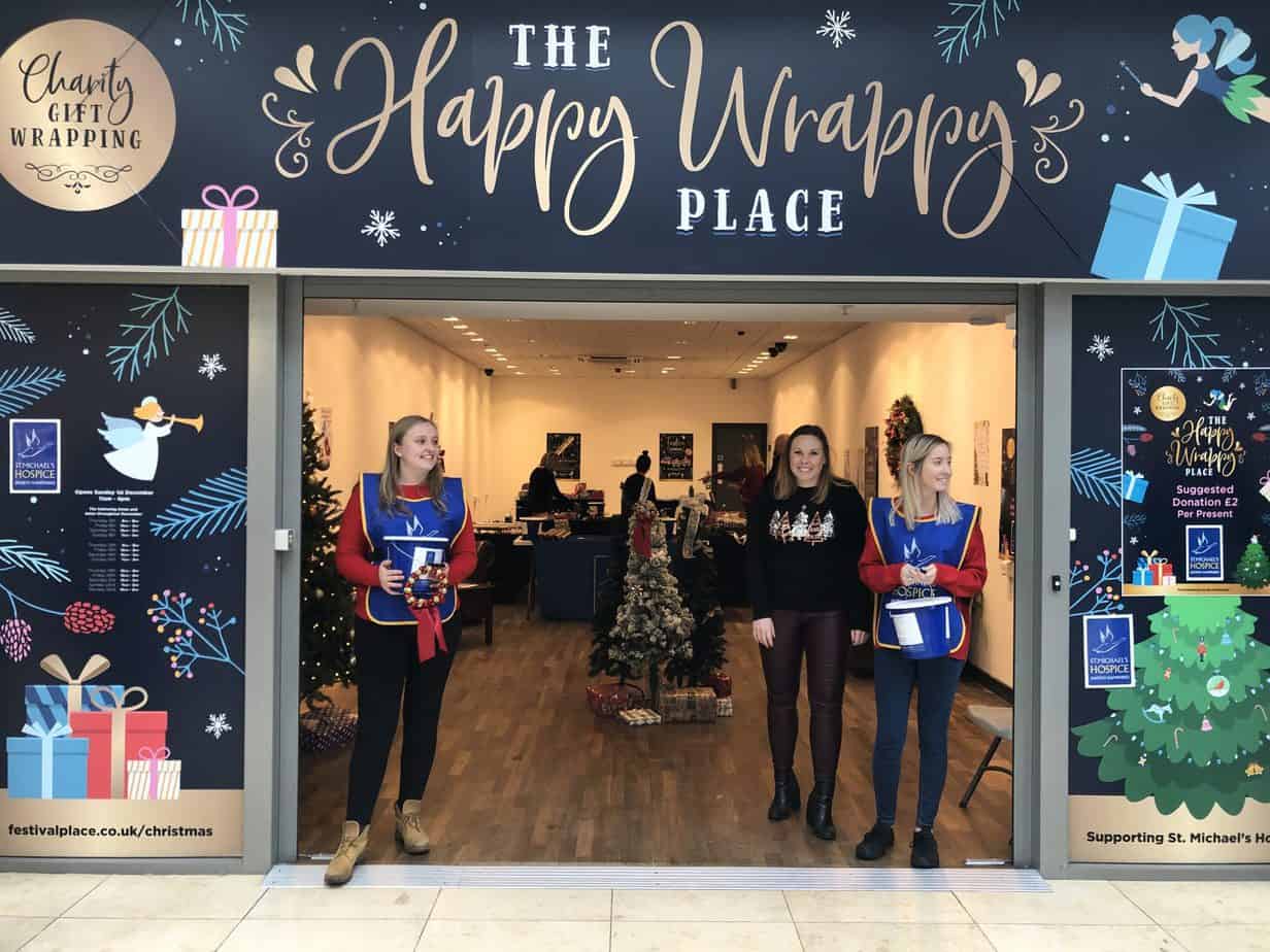 'Happy Wrappy' for St Michael's Hospice