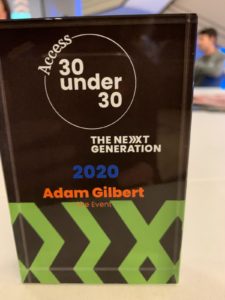 Adam Has Been Selected As Access All Areas 30 Under 30 The Next Generation Award!