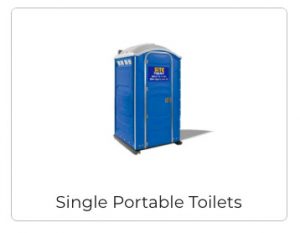 single portable toilets