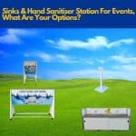 Event Sink & Sanitiser Stations, What Are Your Options?