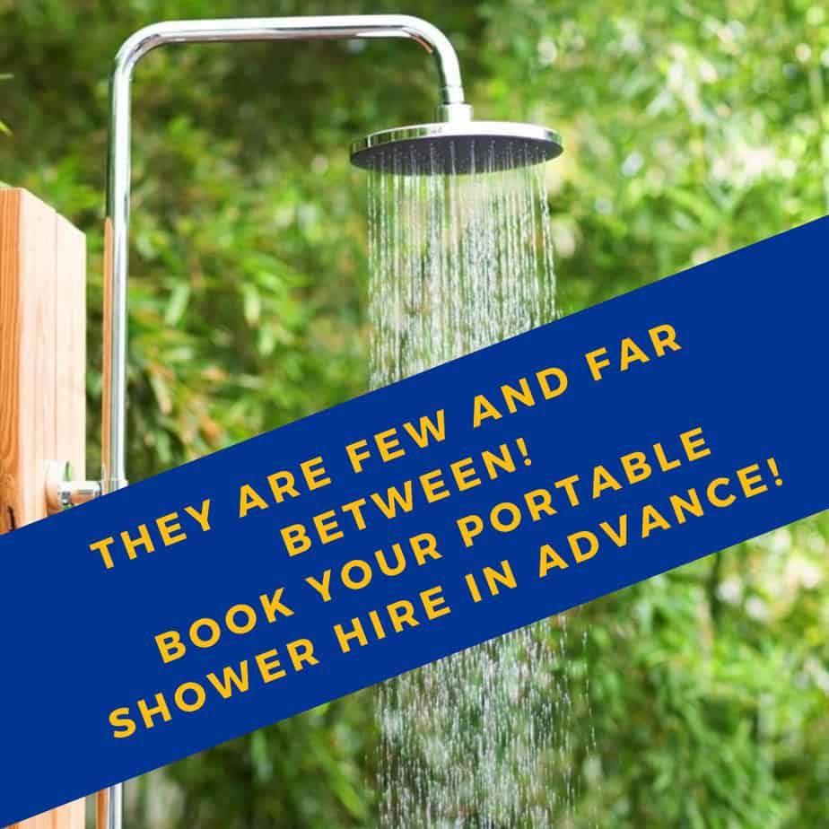 portable shower hire﻿