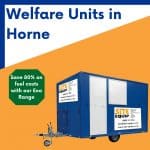 Welfare unit hire in Horne, Surrey