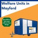 Welfare unit hire in Mayford Surrey