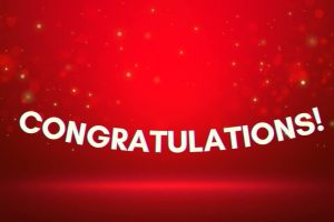 Congratulations!
