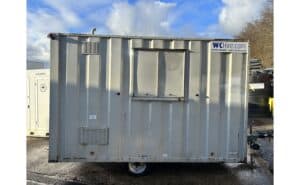 secondhand 12ft welfare unit in grey for sale