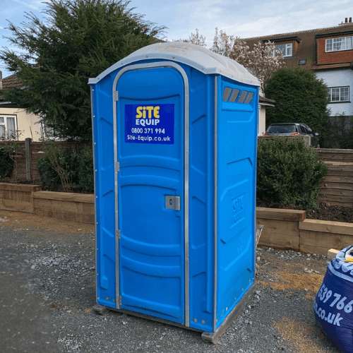 Construction site toilet