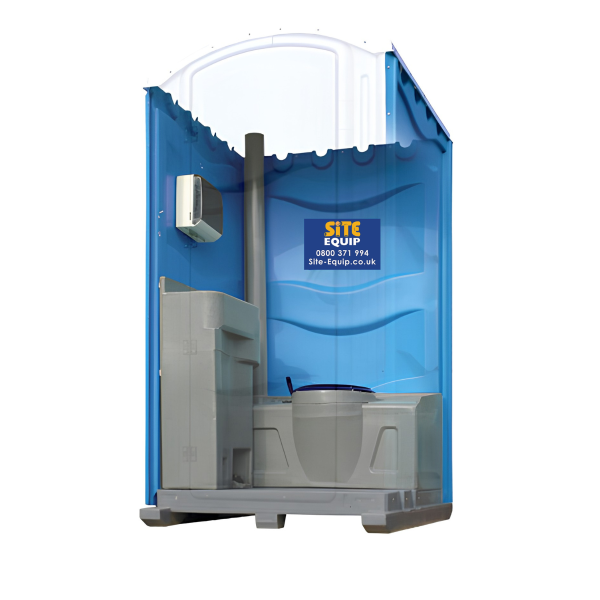 cold chemical toilet on site