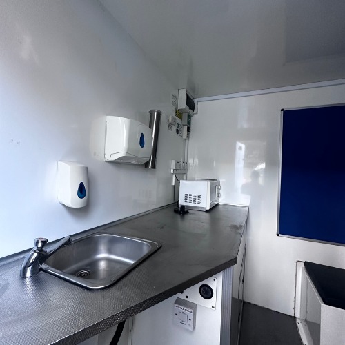 site equip welfare unit kitchtentable