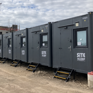 Sleeper Cabin on Construction Site