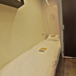 Twin bed sleeper cabin hire