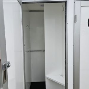 8 bay shower pods inside