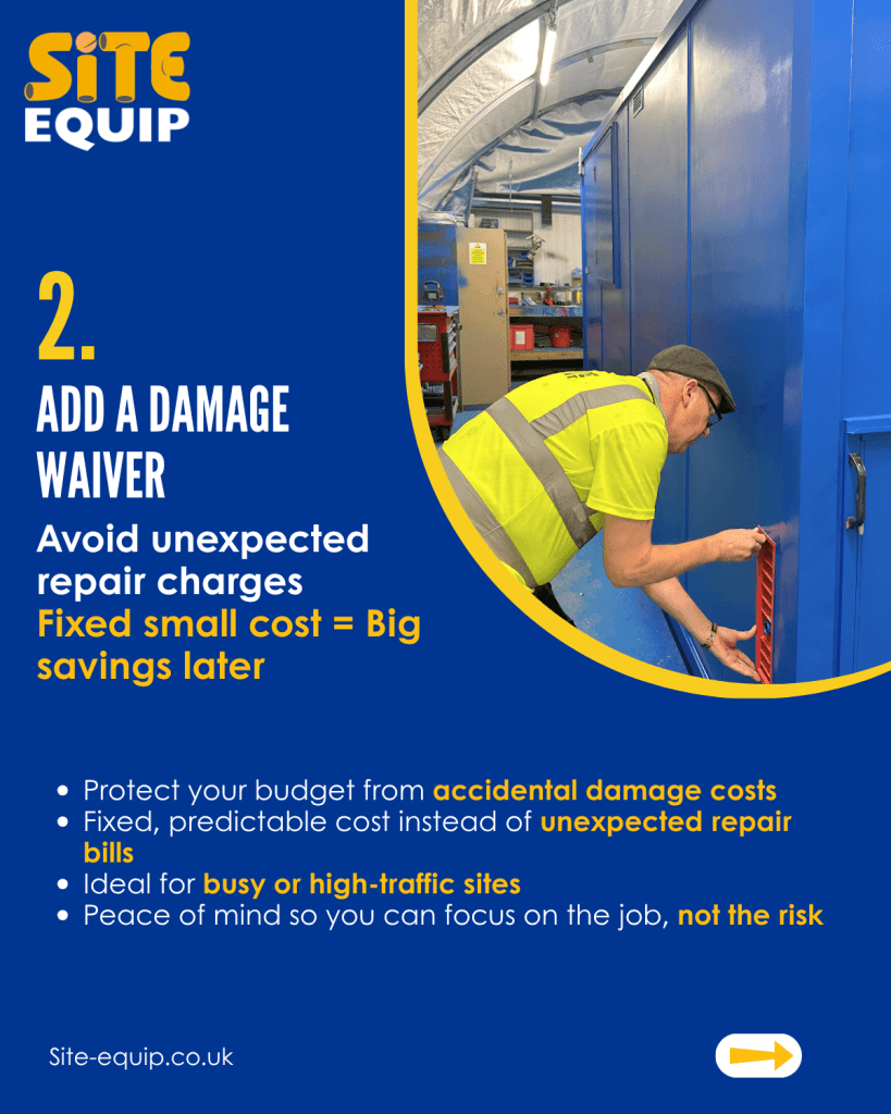 Add a Damage Waiver