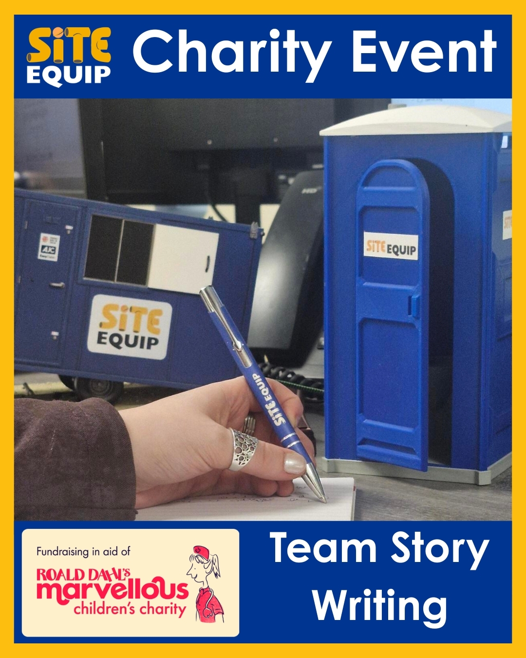Site Equip Children’s Charity Storytelling Event