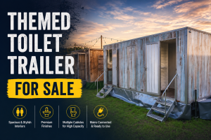 Themed Toilet Trailer for sale